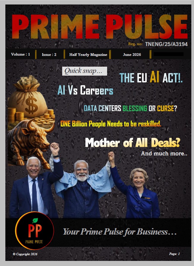 Prime Pulse magazine — latest edition cover